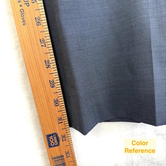 Theory Emery Wool Career Office Flared Bootcut Trouser Pants Womens 2 Blue - Picture 8 of 9